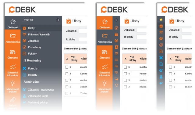 New menu - 1.Full size 2.Packed mode 3.Packed Favourites New menu - 1.Full size 2.Packed mode 3.Packed Favourites